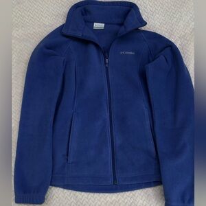 Columbia Women’s Royal Blue Zip-Up Fleece Jacket